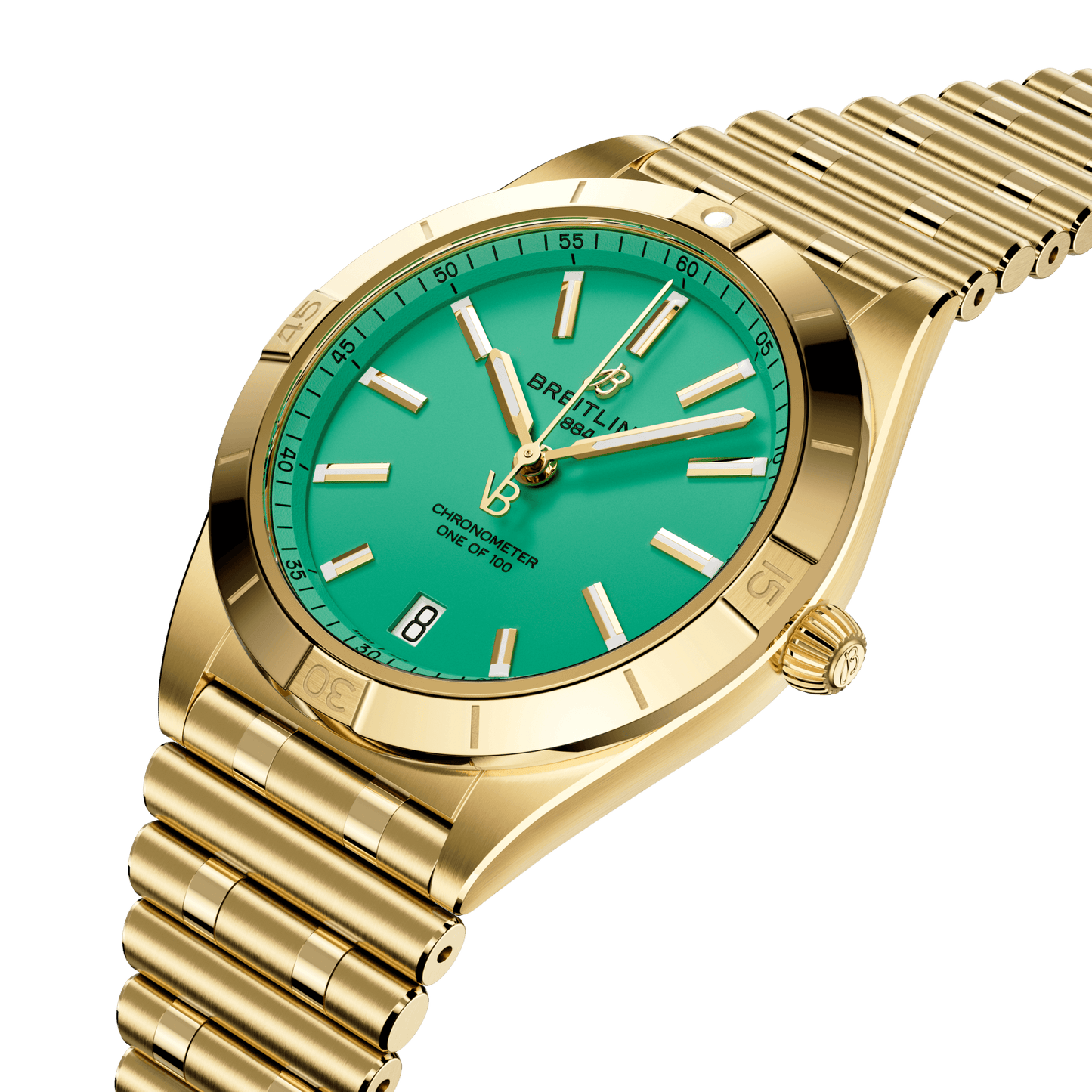 Breitling Chronomat Automatic 36 Victoria Beckham, 18k Yellow Gold, Ref# K103801A1L1K1, Unworn 2024