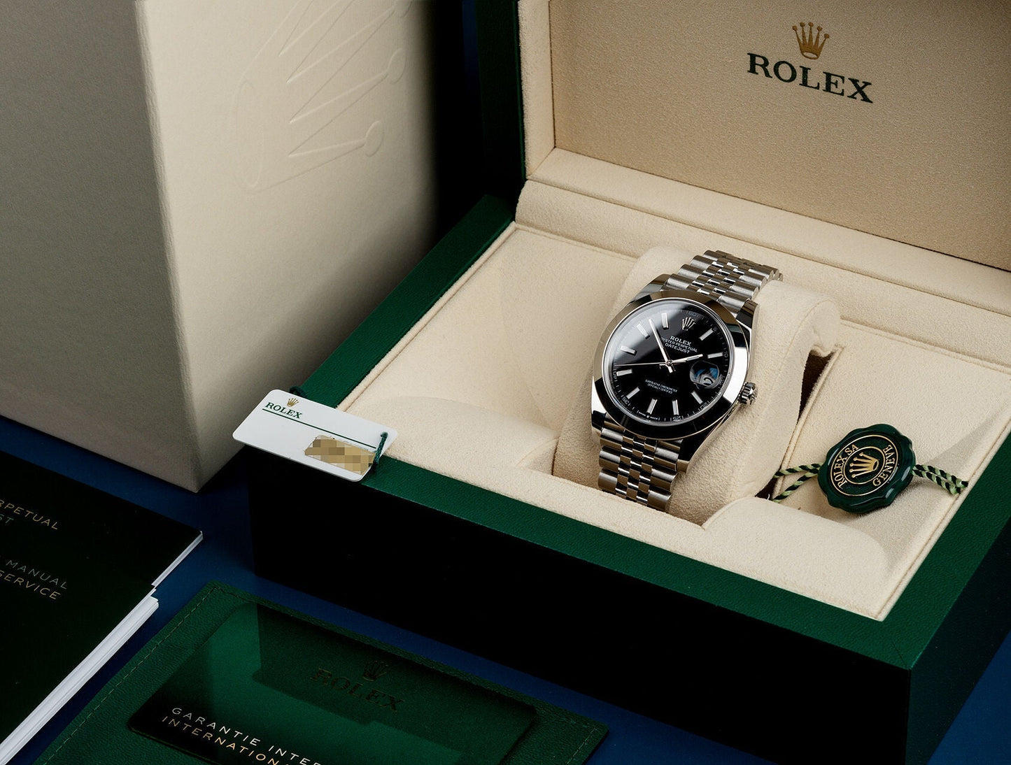 DATEJUST 41 Oyster, 41 mm, Oystersteel and white gold, M126334-0018