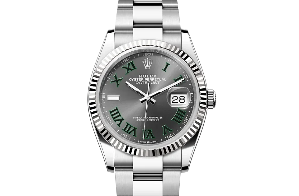 DateJust 41 Oyster, 41 mm, Oystersteel M126334-0022