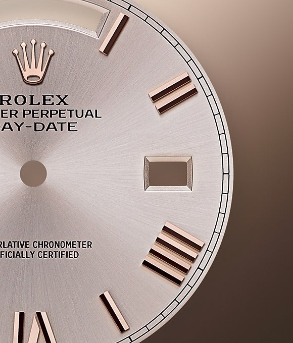 Day-Date 40 Everose gold Ref# 228345RBR-0008