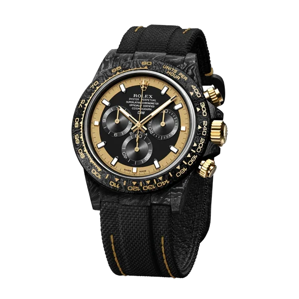 Diw Daytona cream invert gold 40mm oyster black