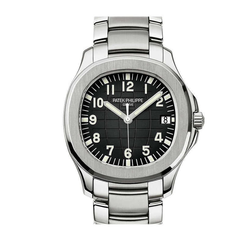 Patek Philippe Aquanaut Black Dial Stainless Steel Automatic Men’s Watch 5167-1A 5167/1A