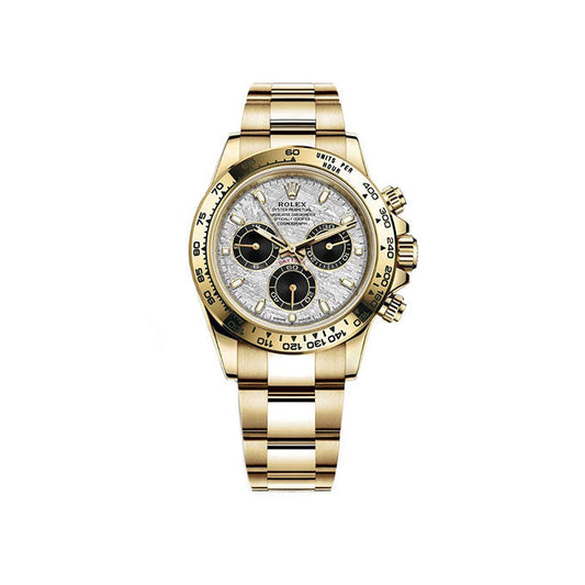 Daytona Yellow Gold Meteorite &amp; Black Dial 116508