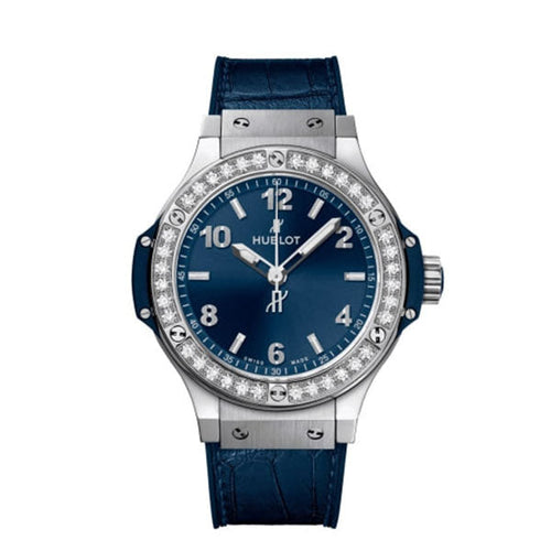 Hublot Big Bang, Steel Blue Diamonds, 38 mm, Ref# 361.SX.7170.LR.1204