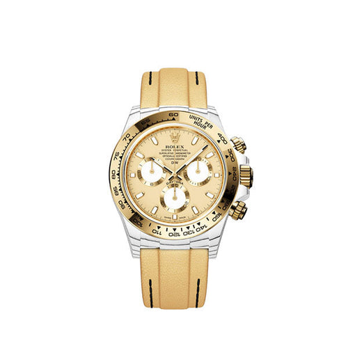 Diw Daytona quartz fiber golden essence 40mm oyster black