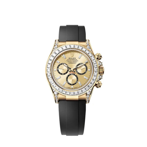 Cosmograph Daytona Oyster, 40 mm, yellow gold and diamondsReference 126538TBR