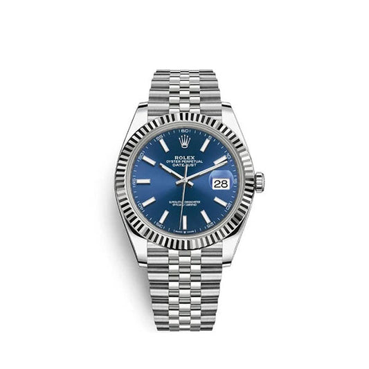 Datejust M126334-0002 Oyster, 41 mm, Oystersteel and White Gold