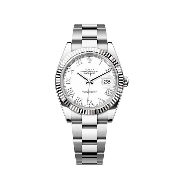 Datejust M126334-0023 Oyster, 41 mm, Oystersteel and white gold
