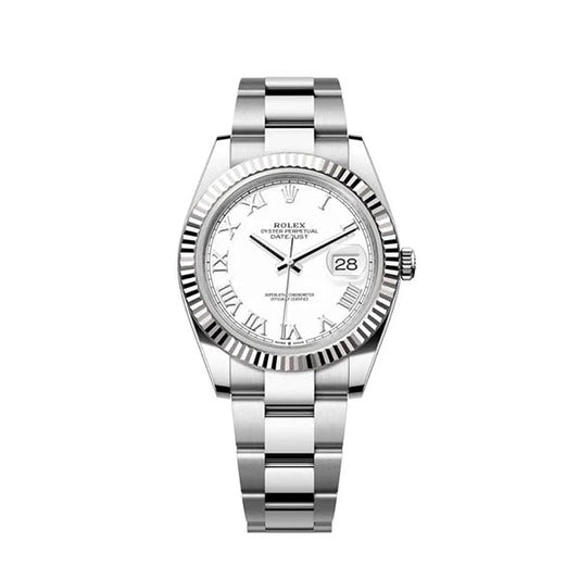 Datejust M126334-0023 Oyster, 41 mm, Oystersteel and white gold