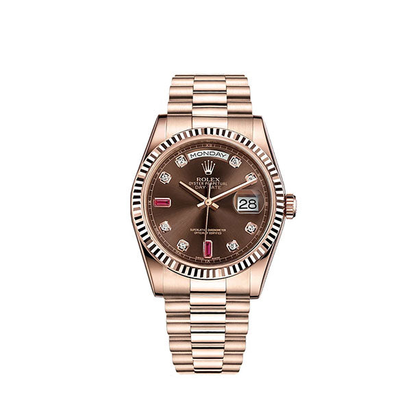 Day-Date 36 Rose Gold Luxury Watch 118235-0093