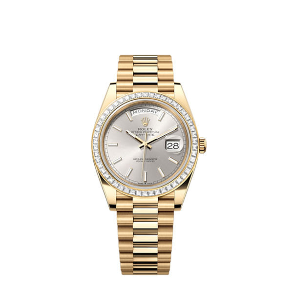 Day-Date 40, 18k Yellow Gold with Diamond-set, 40mm, Ref# 228398tbr-0040