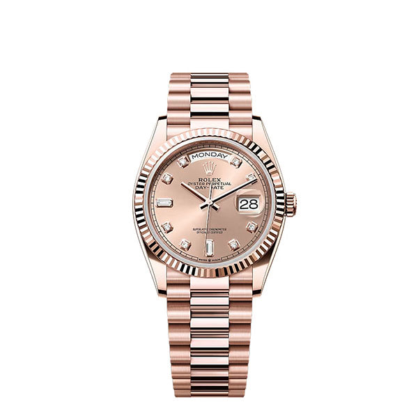 Day-Date M128235-0009 Oyster, 36 mm, Everose gold