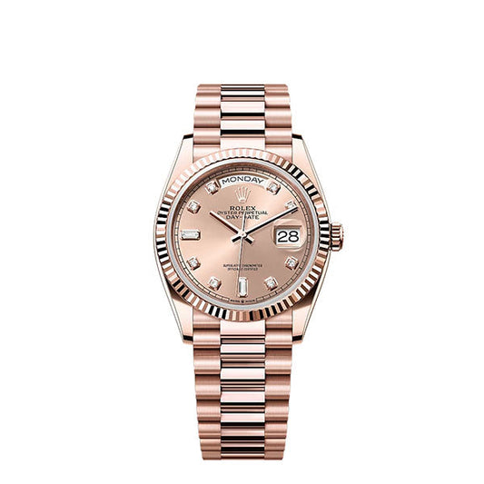 Day-Date M128235-0009 Oyster, 36 mm, Everose gold