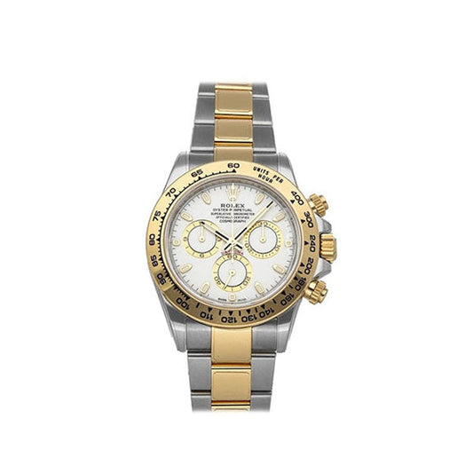 Daytona Steel & Gold White Dial 116503