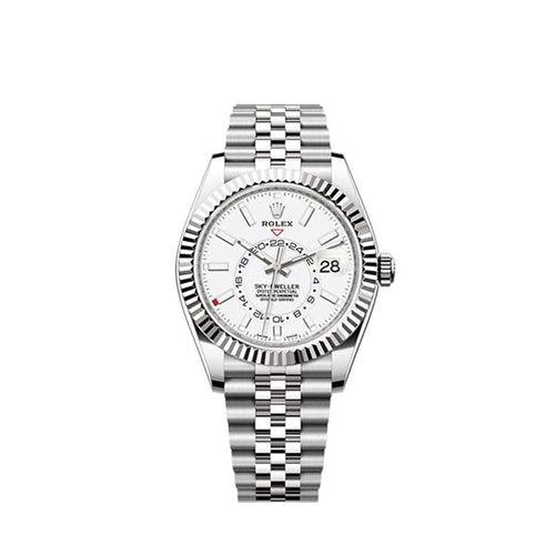 Sky-Dweller 40,8mm, Oystersteel and 18k White Gold, Ref# 326934-0002