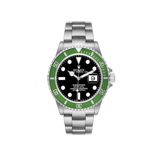 Submariner Green 50th Anniversary Steel Mens Watch 16610LV