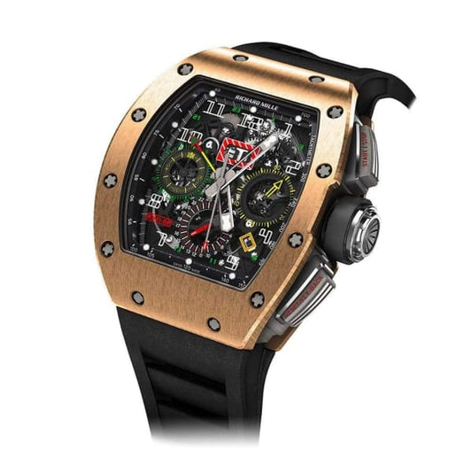 ðŸ”¥ðŸ”¥Best selling specialsðŸ”¥ðŸ”¥-RICHARD MILLE RM 11-02 Automatic Flyback Chronograph Dual Time Zone Rose Gold