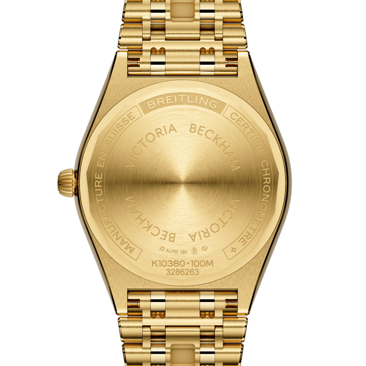 Breitling Chronomat Automatic 36 Victoria Beckham, 18k Yellow Gold, Ref# K103801A1L1K1, Unworn 2024