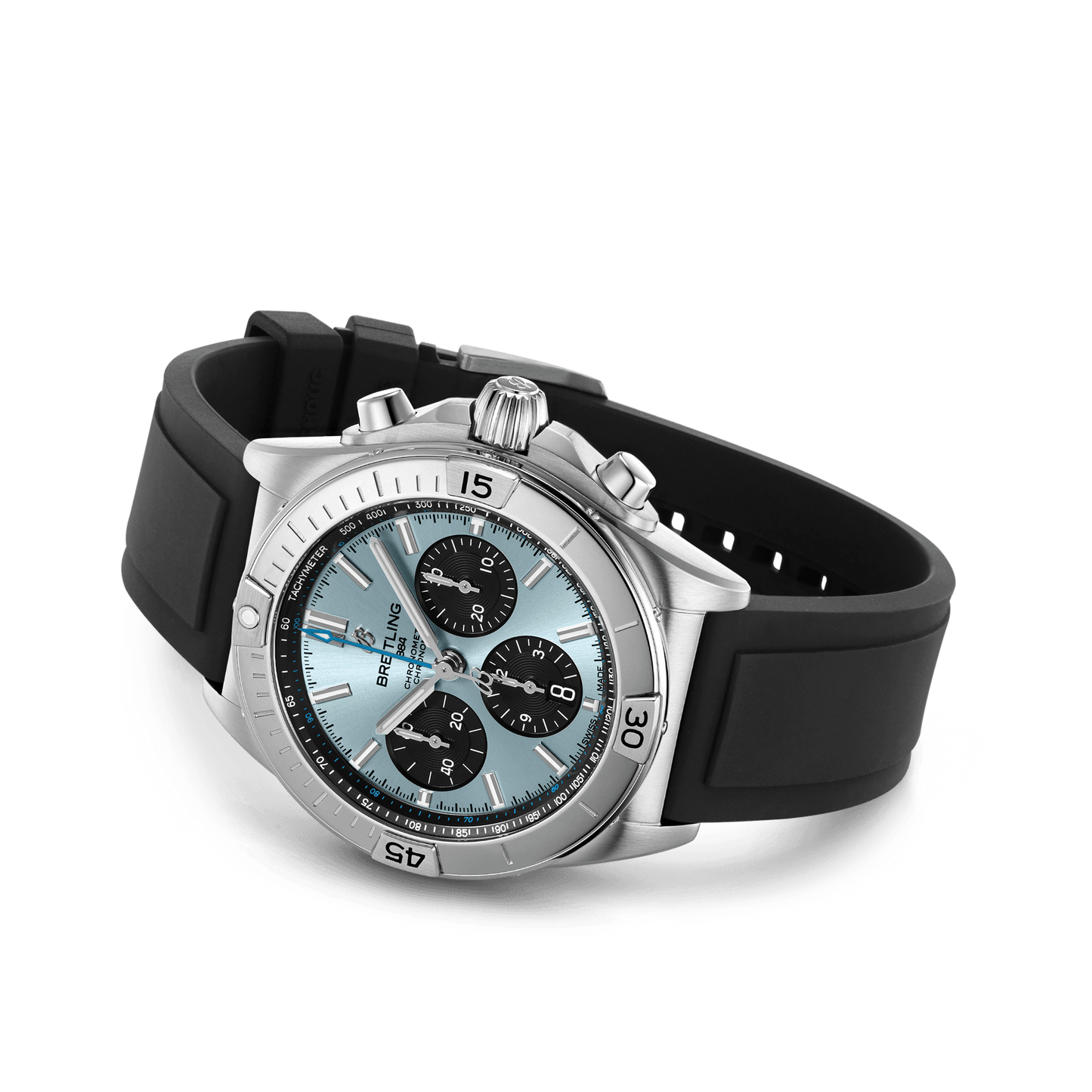 Breitling Chronomat B01 42, Stainless steel and Platinum, Ref# PB0134101C1S1, Unworn 2024