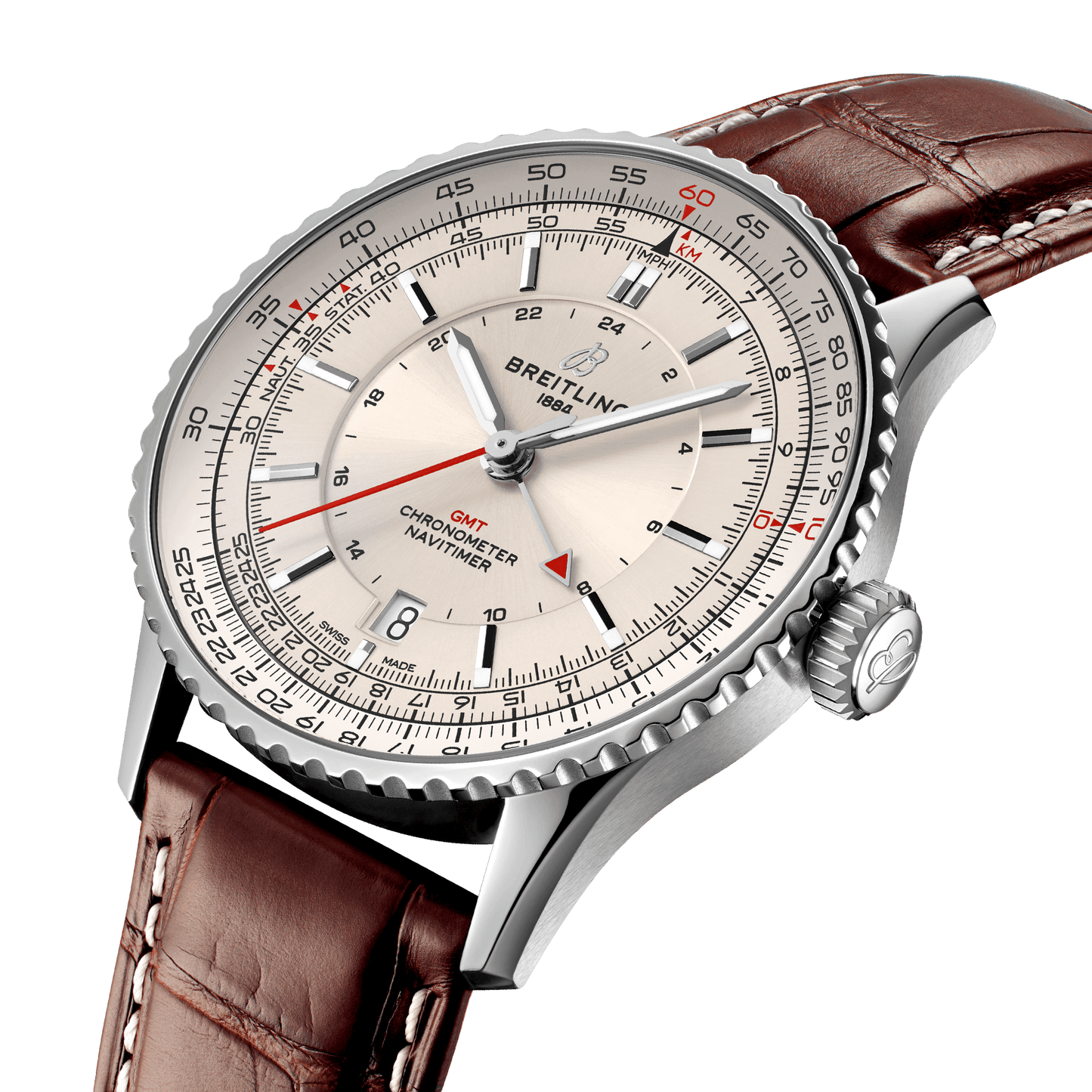 Breitling Navitimer Automatic GMT 41, Stainless Steel, Ref# A32310211G1P1, Unworn 2024