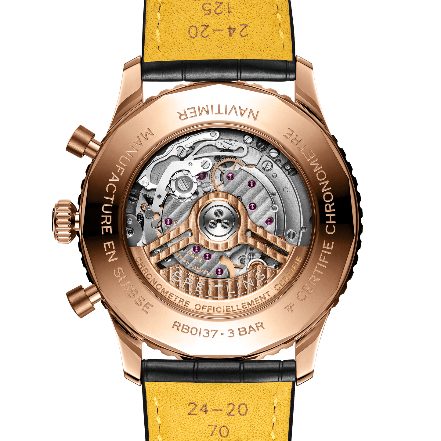 Breitling Navitimer B01 Chronograph 46, 18k Red Gold, Ref# RB0137241L1P1, Unworn 2024