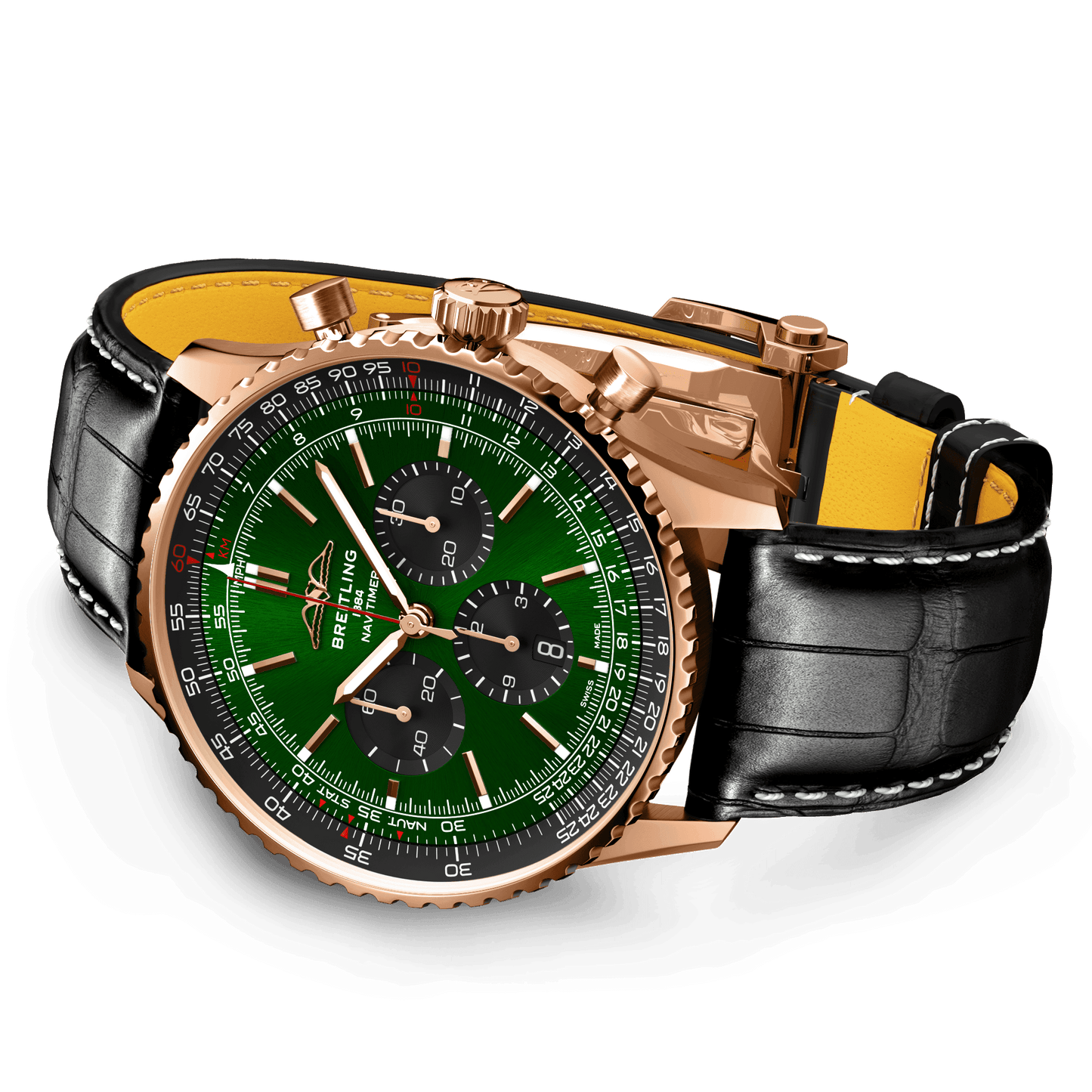 Breitling Navitimer B01 Chronograph 46, 18k Red Gold, Ref# RB0137241L1P1, Unworn 2024