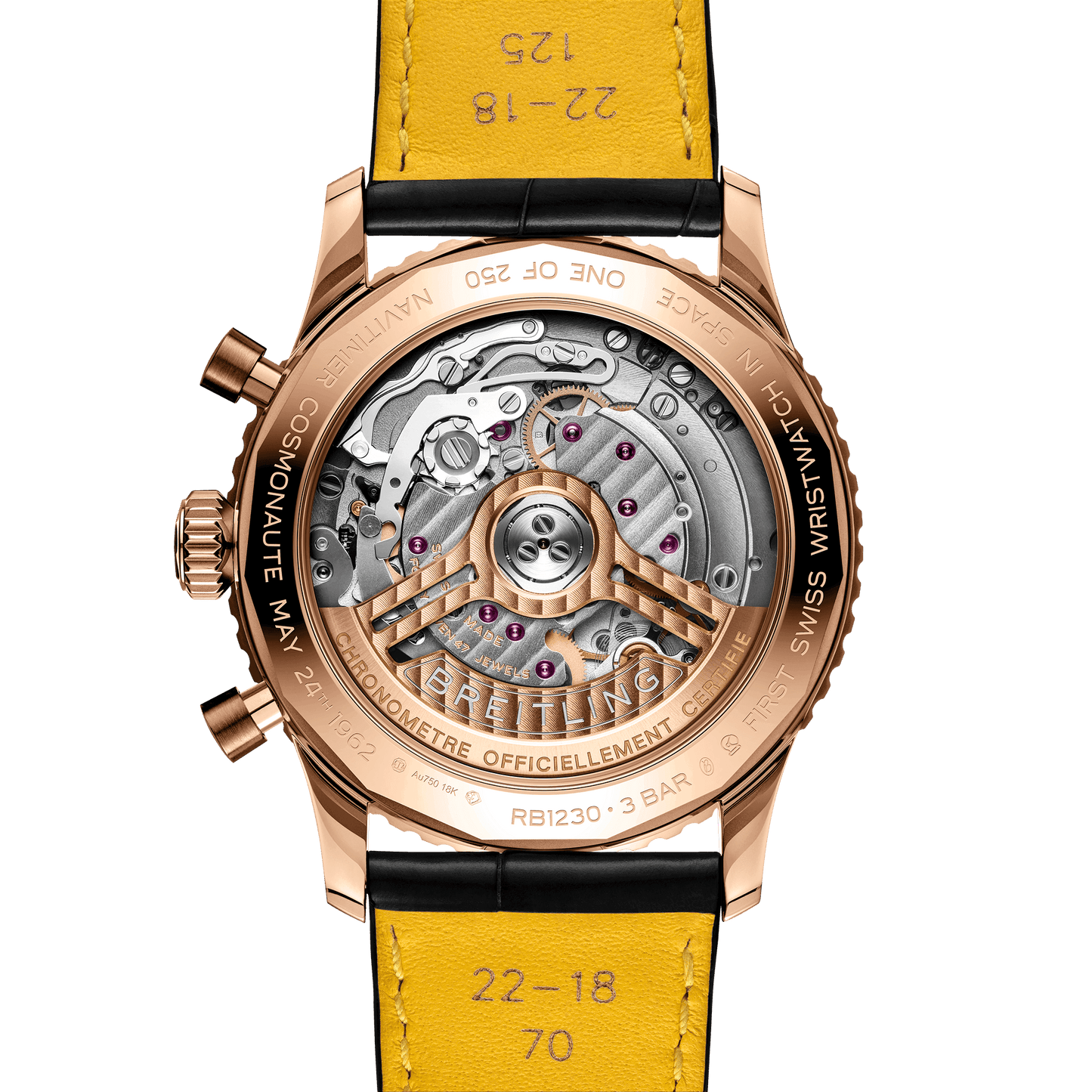 Breitling Navitimer B12 Chronograph 41 Cosmonaute, 18k Red Gold, Ref# RB12302A1L1P1, Unworn 2024