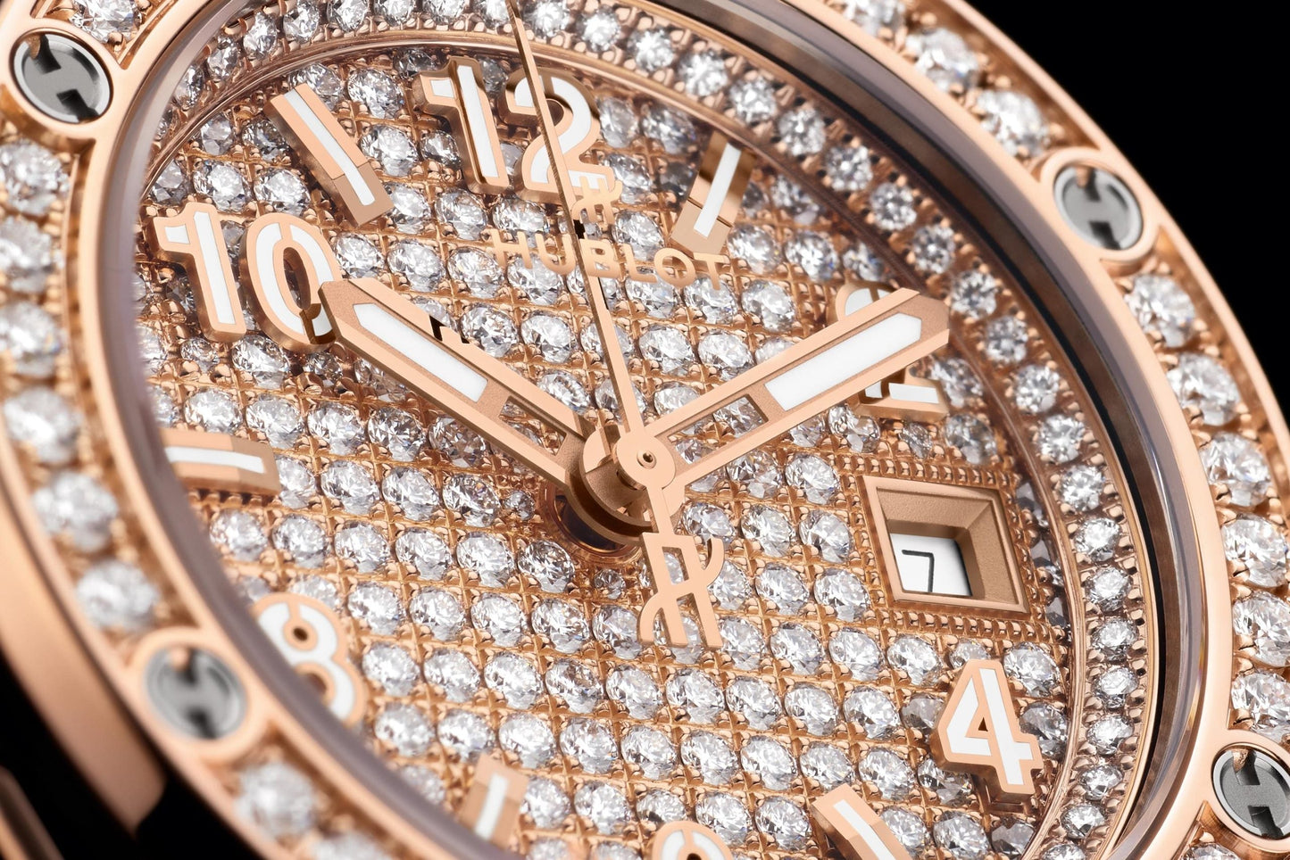 Hublot Big Bang ONE CLICK KING GOLD FULL PAVÃ‰ Ref# 485.OX.9000.RX.1604