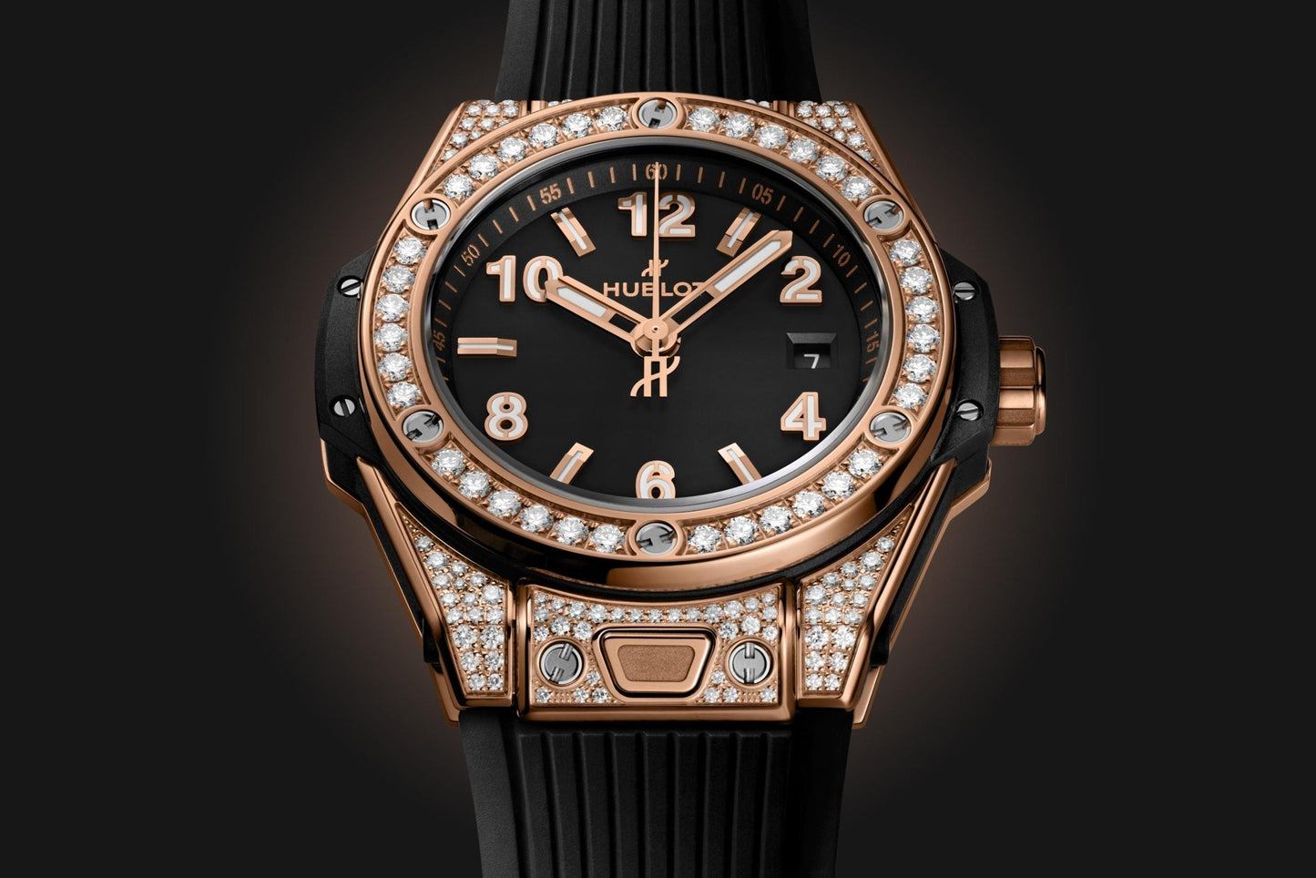 Hublot Big Bang ONE CLICK KING GOLD PAVÃ‰ Ref# 485.OX.1180.RX.1604