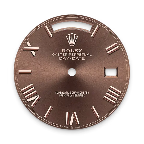 Day-Date 40 Everose Gold Chocolate Roman Numeral Dial – Ref. 228235-0002