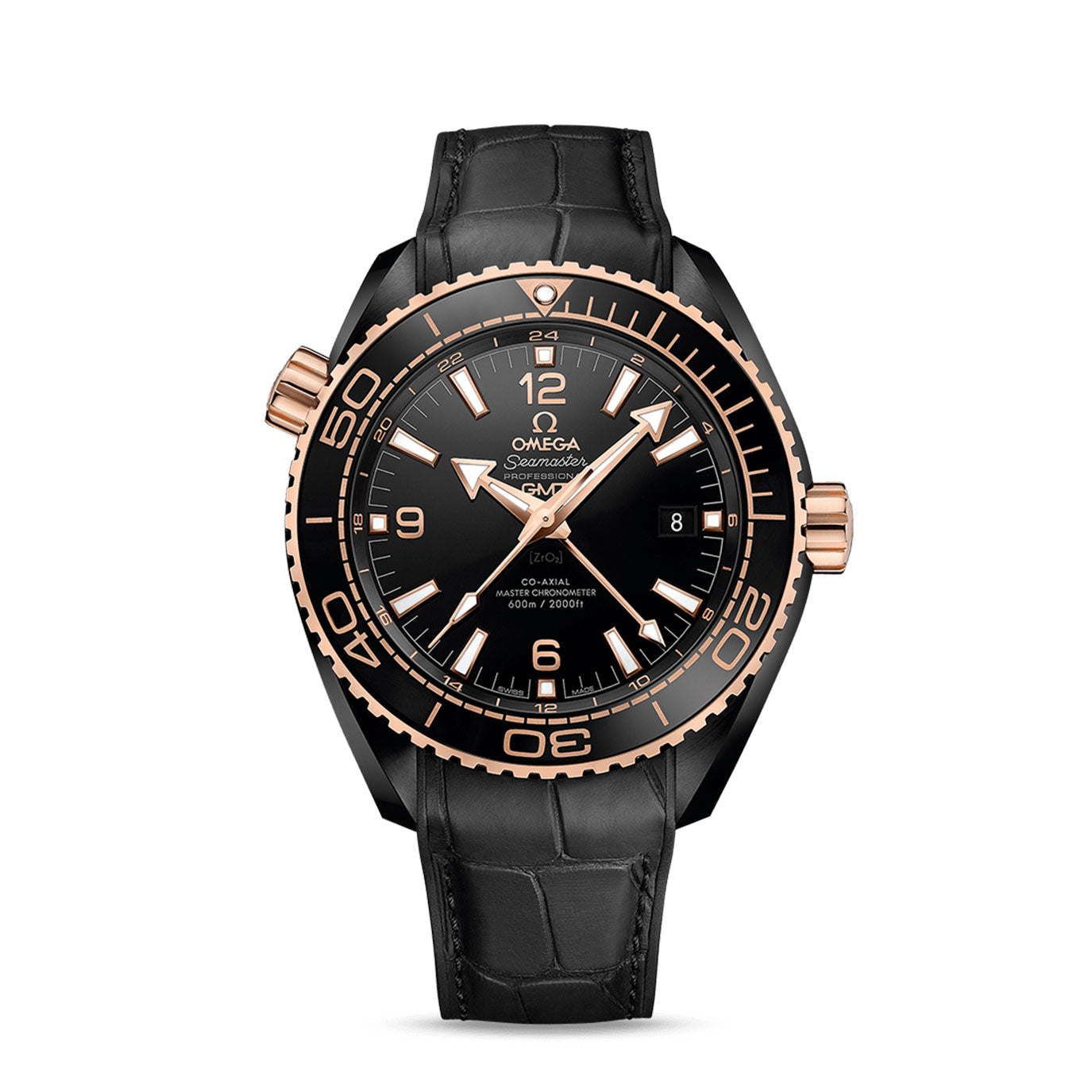 Omega Seamaster PLANET OCEAN 600M COâ€‘AXIAL MASTER CHRONOMETER GMT Ref# 215.63.46.22.01.001