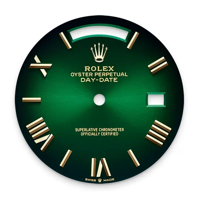 Day-Date 40 Oyster, 40 mm, Yellow Gold, Green Ombré Dial, Ref# 228238-0069MN