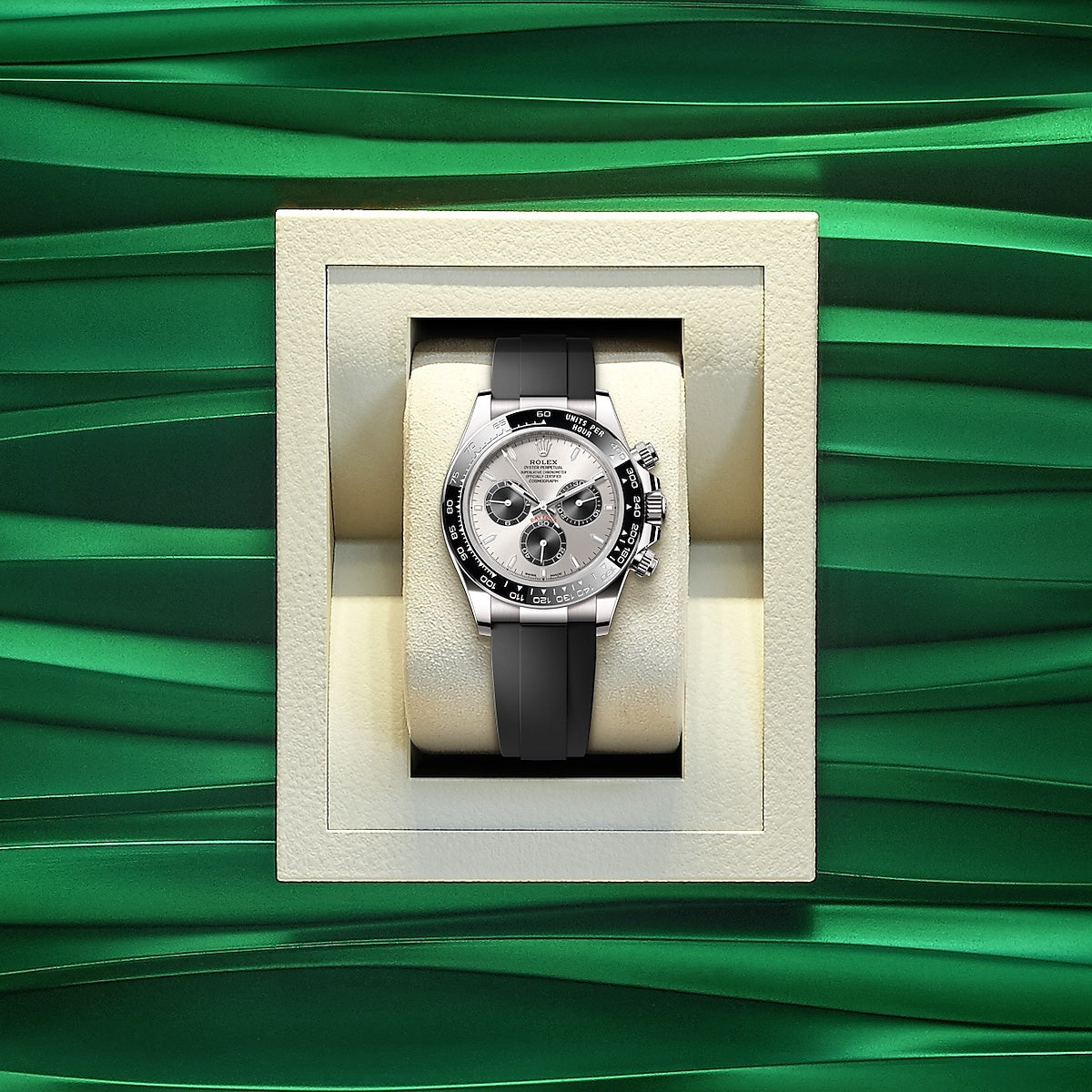 Cosmograph Daytona 40mm, 18k White Gold, Ref# 126519ln-0006