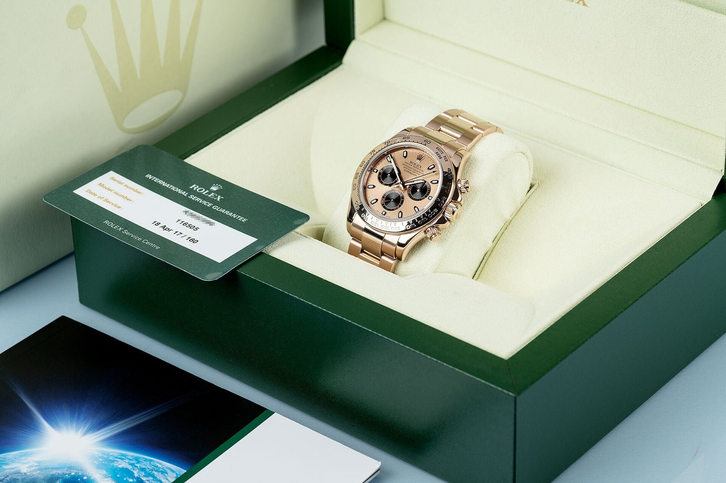 Cosmograph Daytona Oyster, 40 mm, platinum watch M116505 40 mm