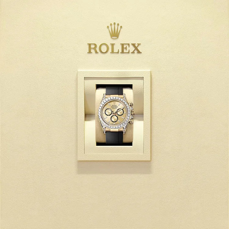 Cosmograph Daytona Oyster, 40 mm, yellow gold and diamondsReference 126538TBR