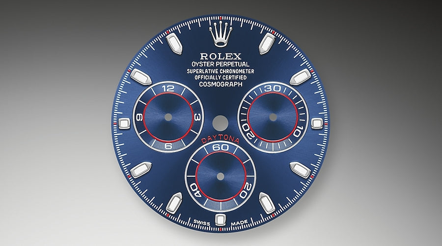 COSMOGRAPH DAYTONA WHITE GOLD BLUE DIAL 116509