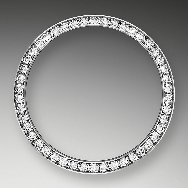 Datejust 31, Oystersteel, 18kt White Gold and diamonds, Ref# 278384RBR-0014