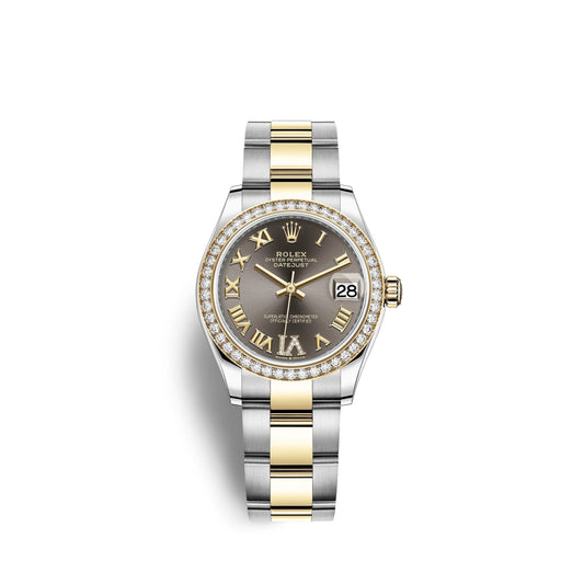 Datejust 31, Oystersteel, 18kt Yellow Gold and diamonds, Ref# 278383RBR-0017