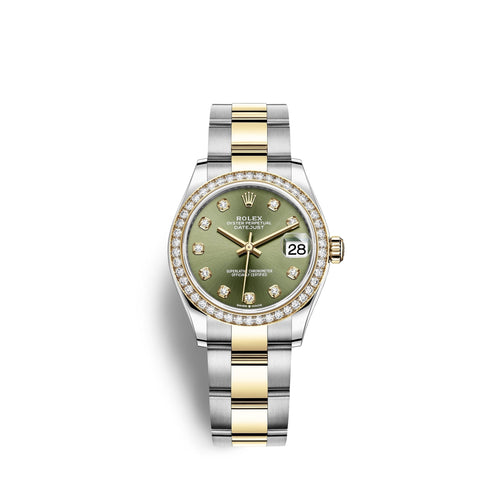 Datejust 31, Oystersteel, 18kt Yellow Gold and diamonds, Ref# 278383RBR-0029