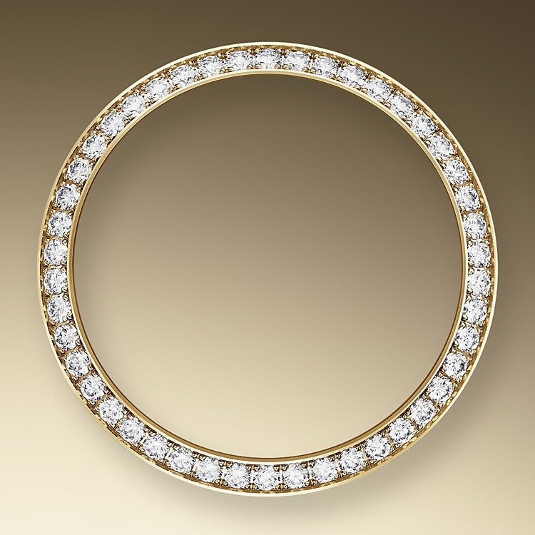 Datejust 31, Oystersteel, 18kt Yellow Gold and diamonds, Ref# 278383RBR-0030