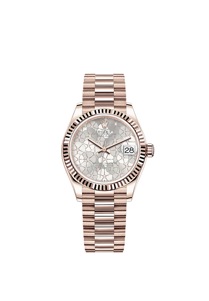 Datejust 31mm, 18k Everose Gold and Diamonds, Ref# 278275-0045