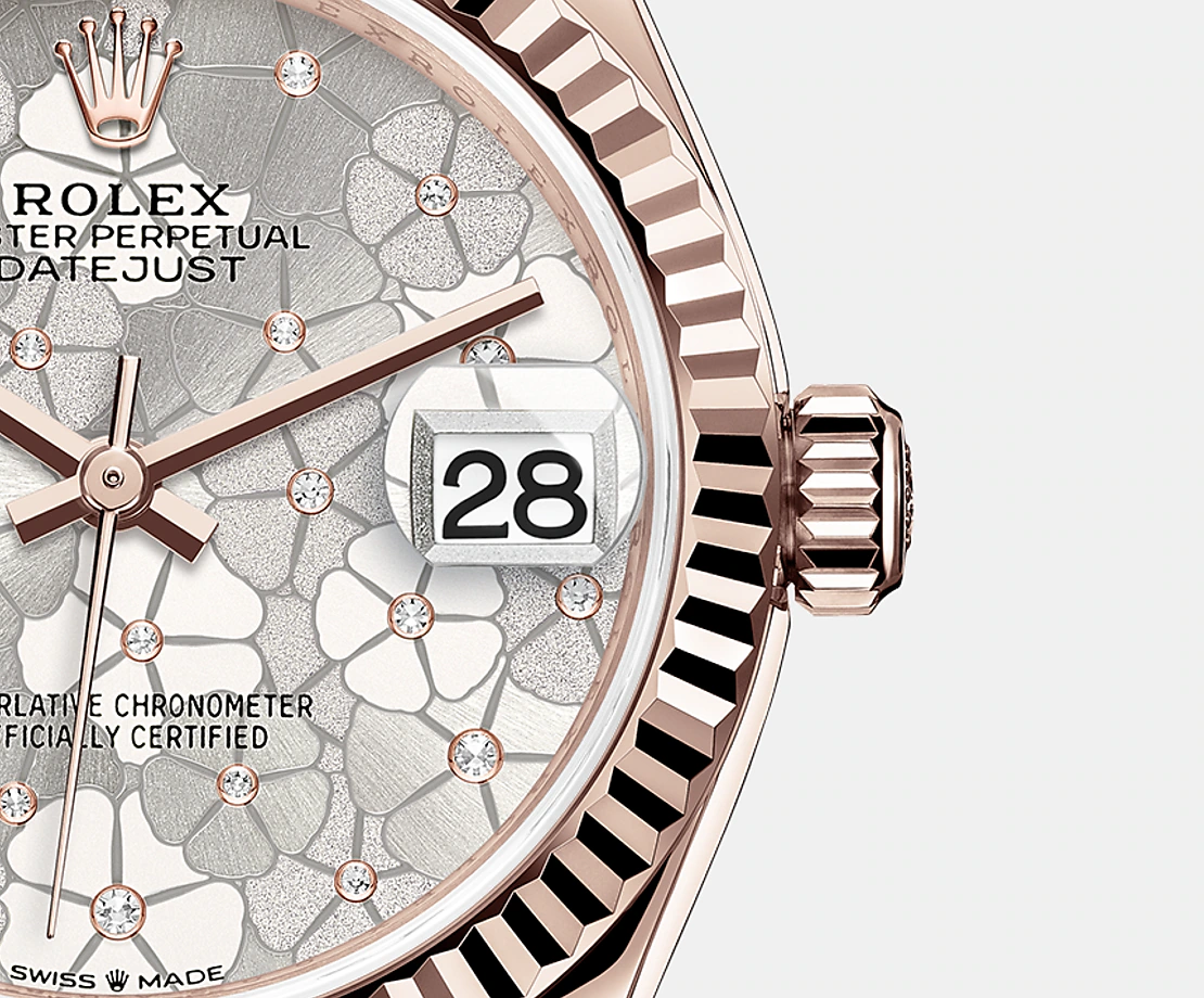 Datejust 31mm, 18k Everose Gold and Diamonds, Ref# 278275-0045