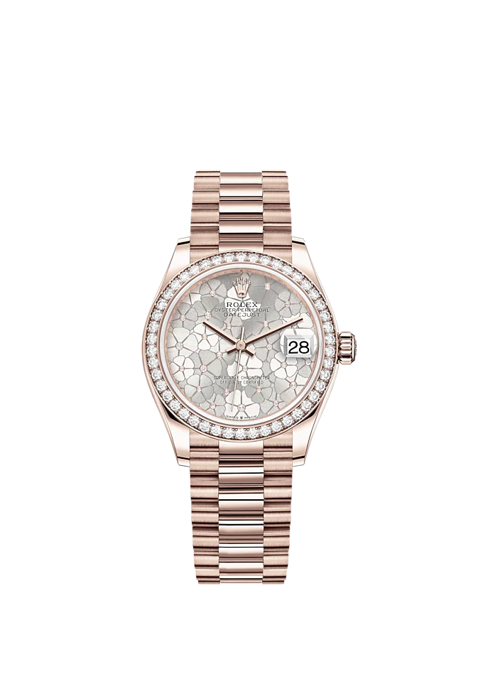 Datejust 31mm, 18k Everose Gold and Diamonds, Ref# 278285rbr-0036