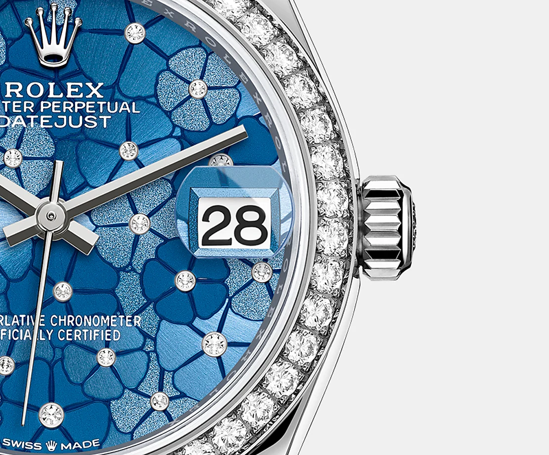Datejust 31mm, 18k White Gold and Diamonds, Ref# 278289rbr-0025