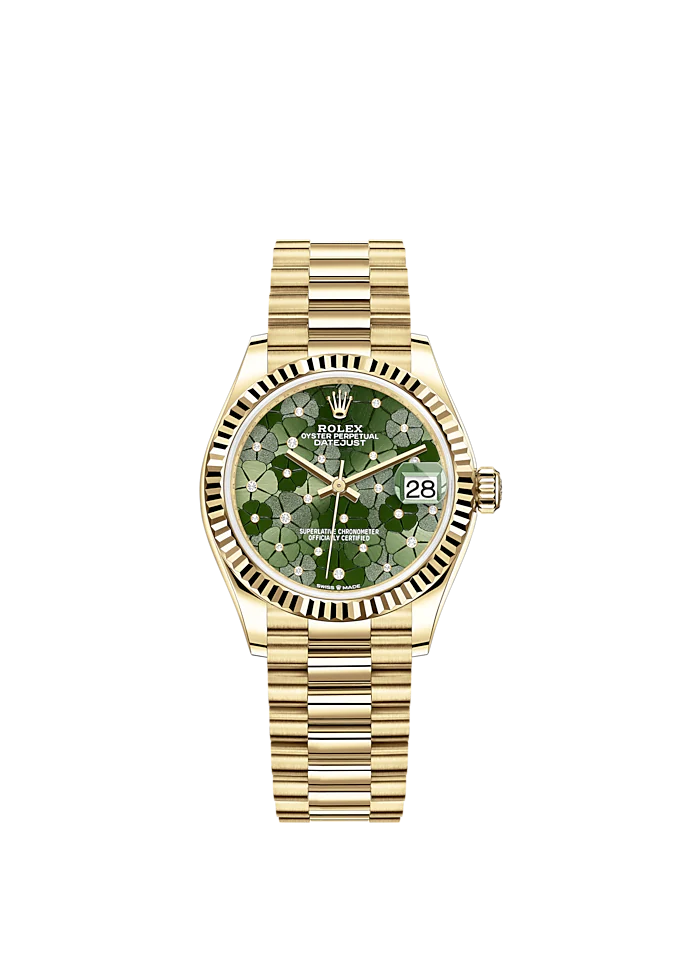 Datejust 31mm, 18k Yellow Gold and Diamonds, Ref# 278278-0046