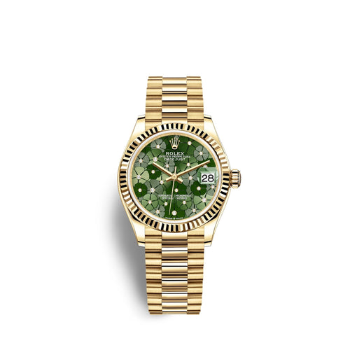 Datejust 31mm, 18k Yellow Gold and Diamonds, Ref# 278278-0046