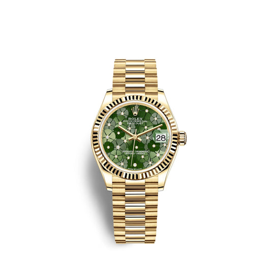 Datejust 31mm, 18k Yellow Gold and Diamonds, Ref# 278278-0046