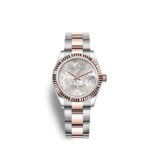 Datejust 31mm, Oystersteel and 18k Everose Gold and Diamonds, Ref# 278271-0031