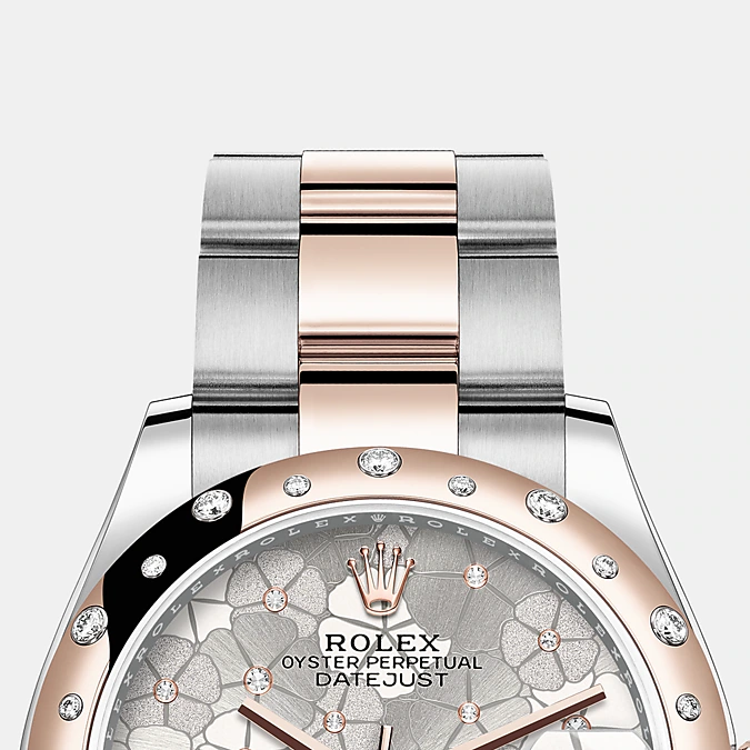Datejust 31mm, Oystersteel and 18k Everose Gold with Diamonds, Ref# 278341rbr-0031