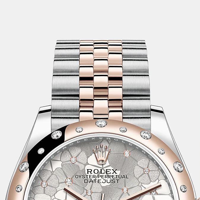 Datejust 31mm, Oystersteel and 18k Everose Gold with Diamonds, Ref# 278341rbr-0032
